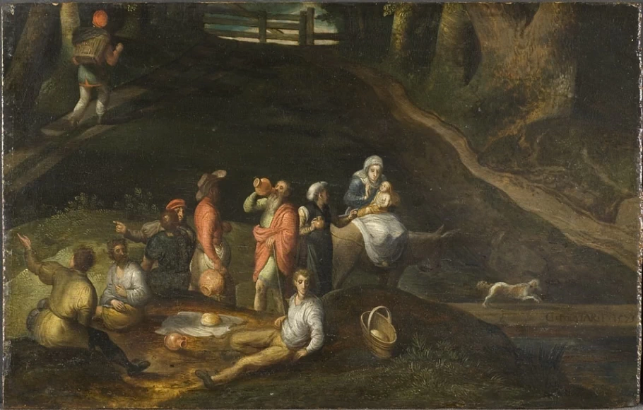 Paesaggio con la Sacra Famiglia